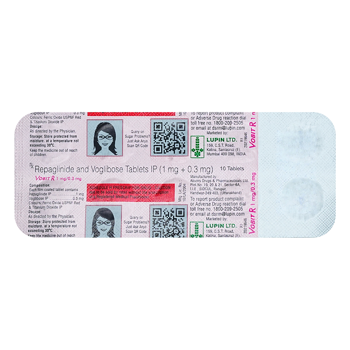 Vobit R 1/0.3mg Tablet 10's, Pack of 10 Vobit R 1/0.3mg Tablet 10's, Pack of 10