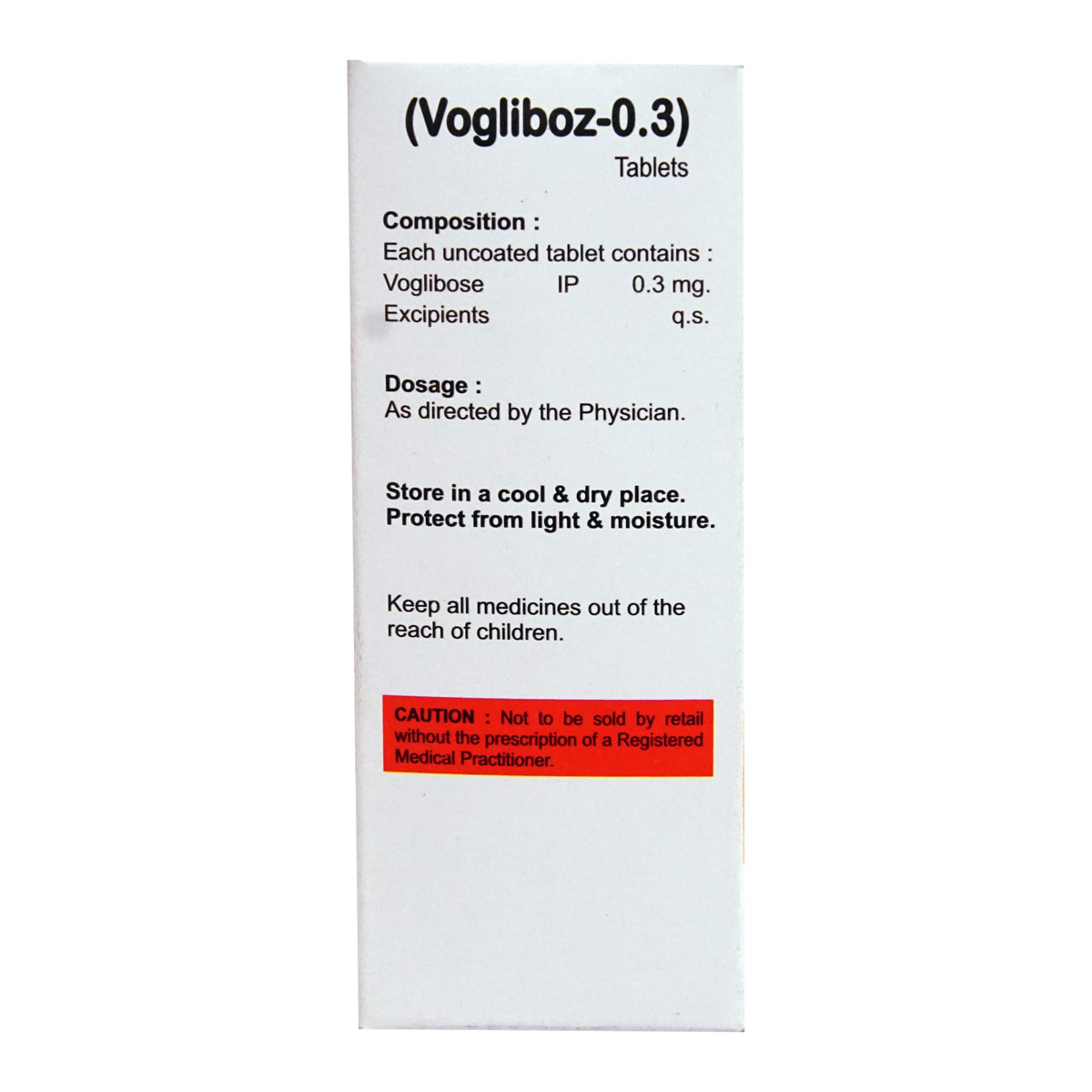 Vogliboz-0.3 Tablet 10's, Pack of 10 TABLETS Vogliboz-0.3 Tablet 10's, Pack of 10 TABLETS