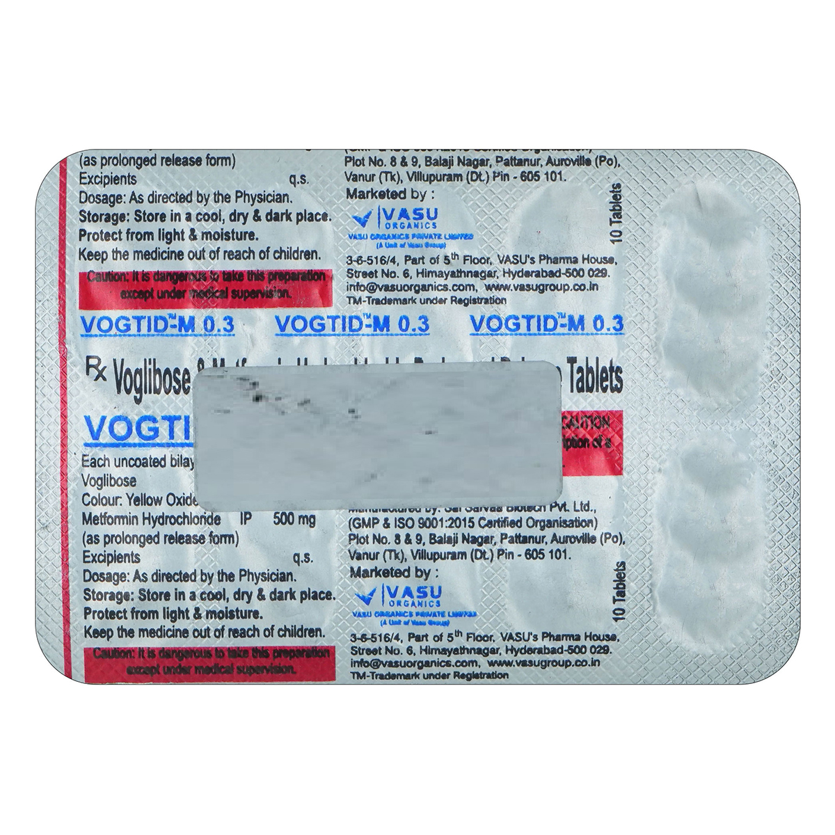 Vogtid M 0.3 mg Tablet 10's, Pack of 10 Vogtid M 0.3 mg Tablet 10's, Pack of 10
