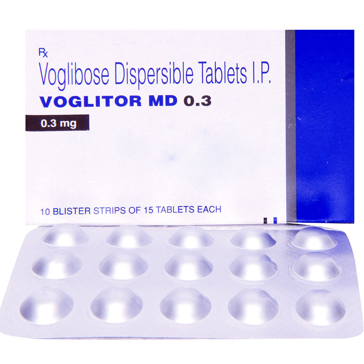 Voglitor MD 0.3 Tablet 15's, Pack of 15 TABLETS Voglitor MD 0.3 Tablet 15's, Pack of 15 TABLETS
