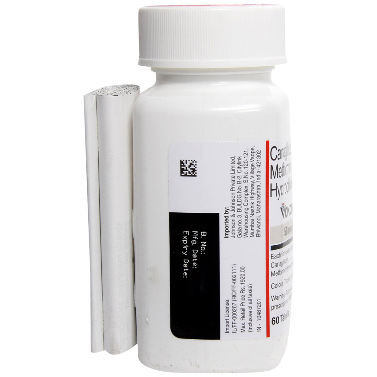 Vokanamet 50mg/500mg Tablet 60's, Pack of 1 TABLET Vokanamet 50mg/500mg Tablet 60's, Pack of 1 TABLET