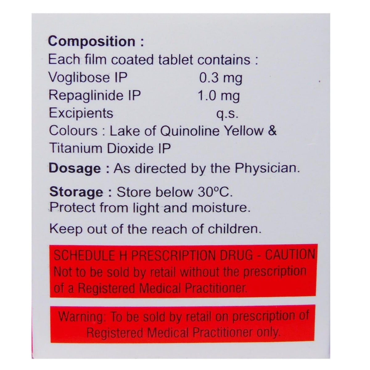 Volibo R 0.3/1mg Tablet 10's, Pack of 10 Volibo R 0.3/1mg Tablet 10's, Pack of 10