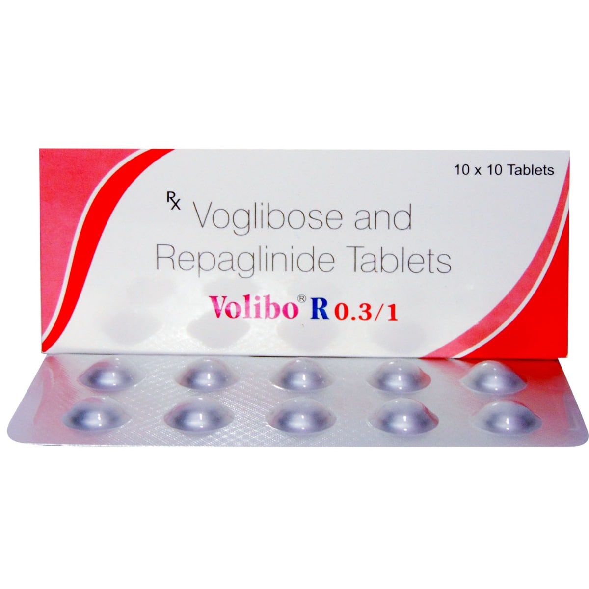 Volibo R 0.3/1mg Tablet 10's, Pack of 10 Volibo R 0.3/1mg Tablet 10's, Pack of 10