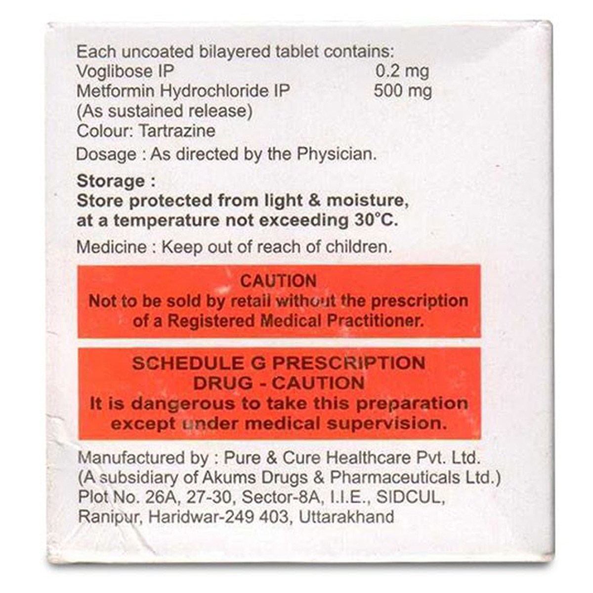 Volicure M 0.2 Tablet 15's, Pack of 15 TABLETS Volicure M 0.2 Tablet 15's, Pack of 15 TABLETS