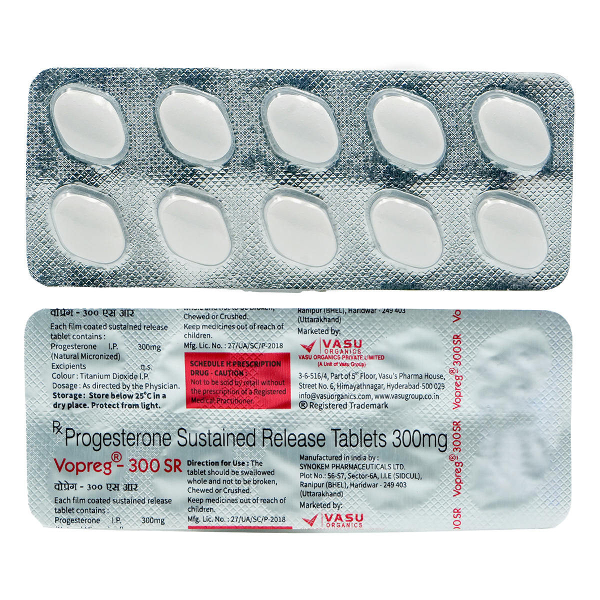 Vopreg 300 SR Tablet 10's, Pack of 10 TabletS Vopreg 300 SR Tablet 10's, Pack of 10 TabletS