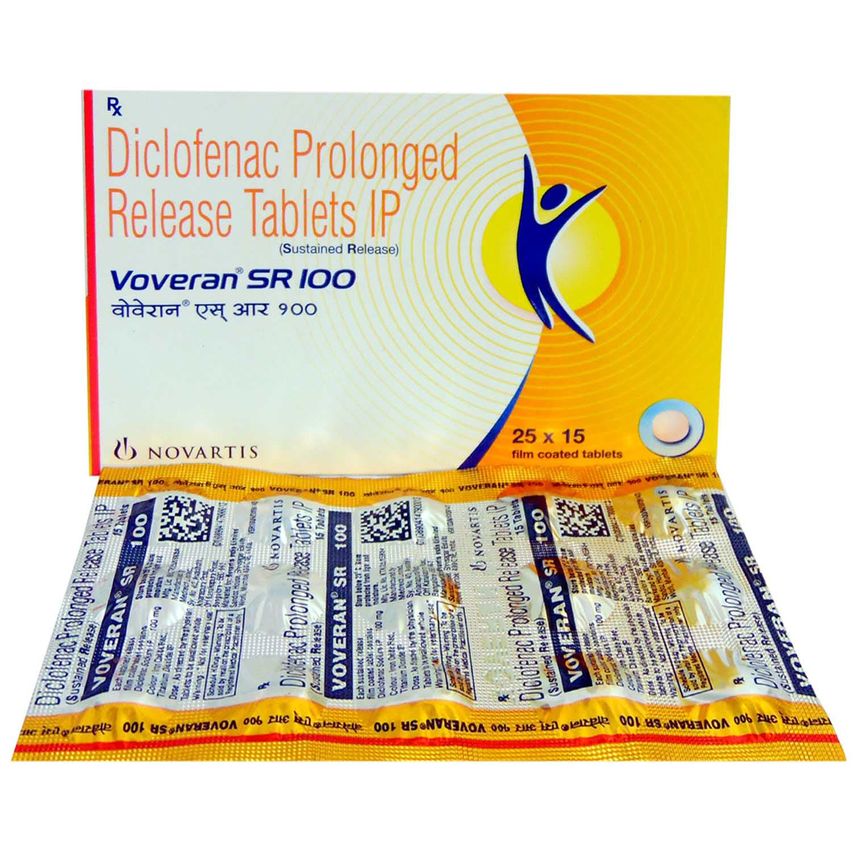 Voveran SR 100 Tablet 15's, Pack of 15 TABLETS Voveran SR 100 Tablet 15's, Pack of 15 TABLETS