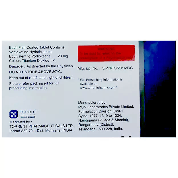 Voxigain-20 Tablet 10's, Pack of 10 TabletS Voxigain-20 Tablet 10's, Pack of 10 TabletS