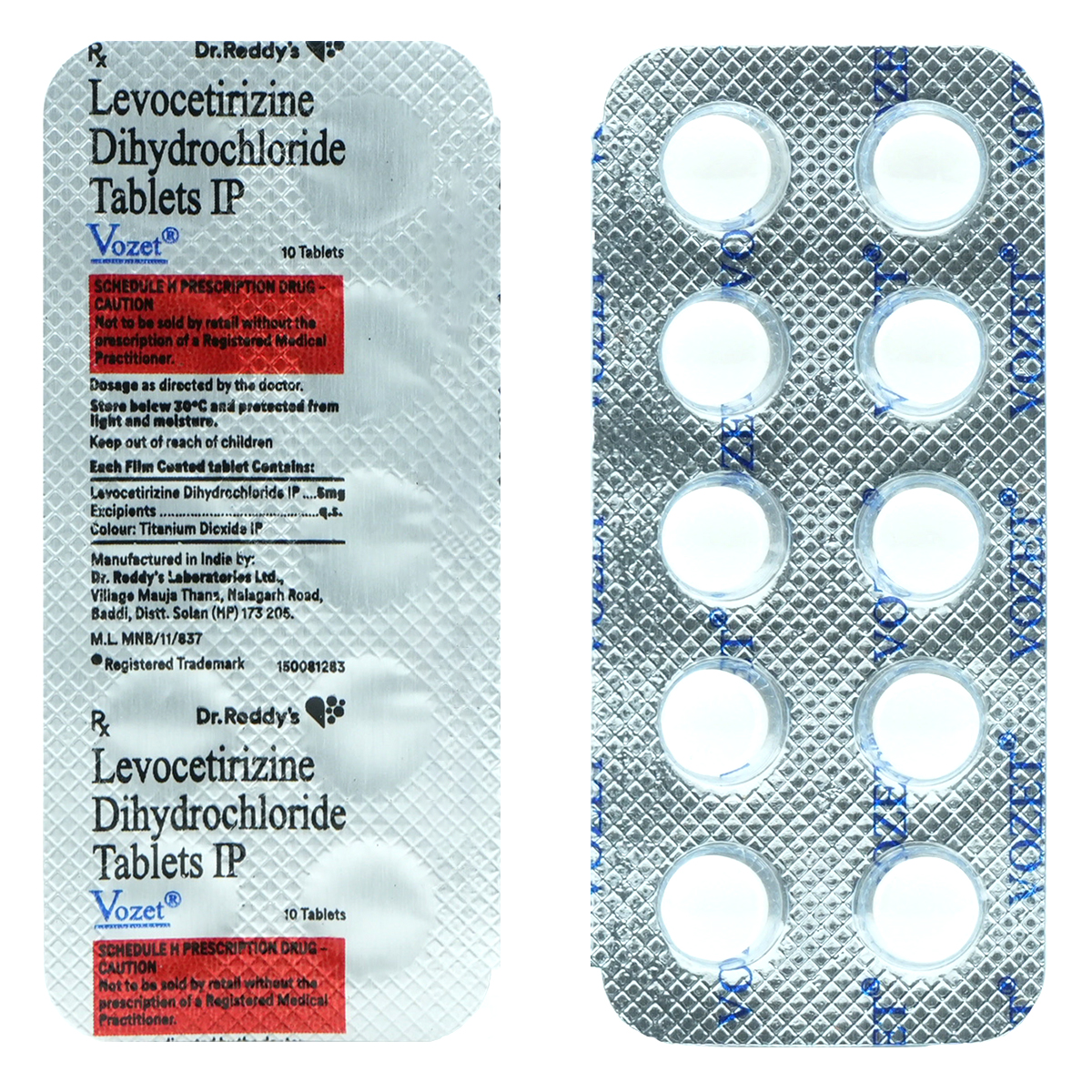 Vozet Tablet 10's, Pack of 10 TABLETS Vozet Tablet 10's, Pack of 10 TABLETS