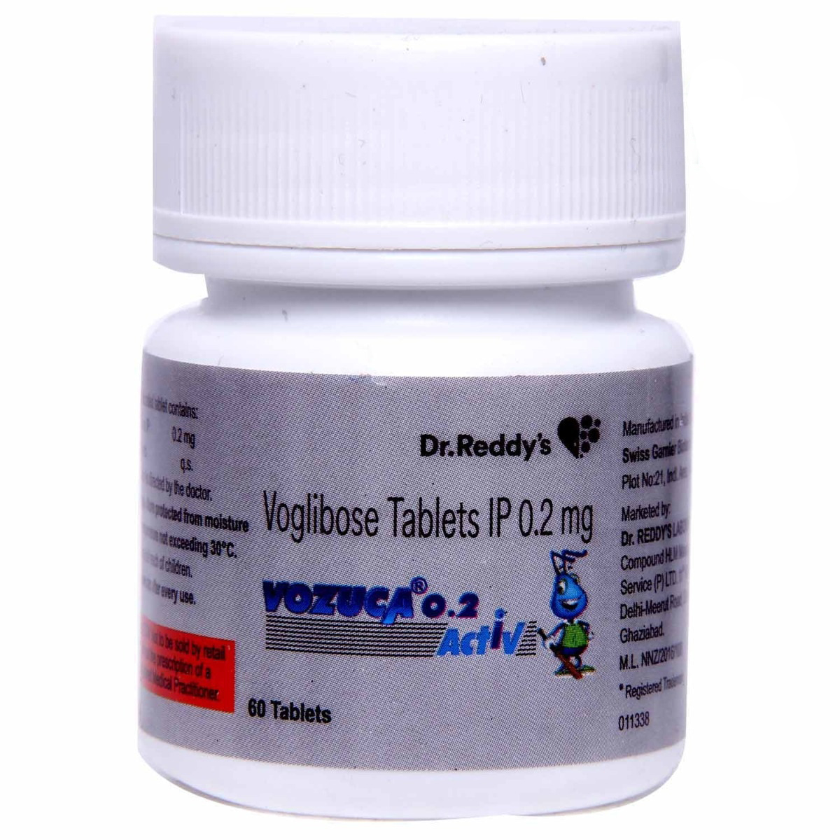 Vozuca Activ 0.2 Tablet 60's, Pack of 1 TABLET DT Vozuca Activ 0.2 Tablet 60's, Pack of 1 TABLET DT