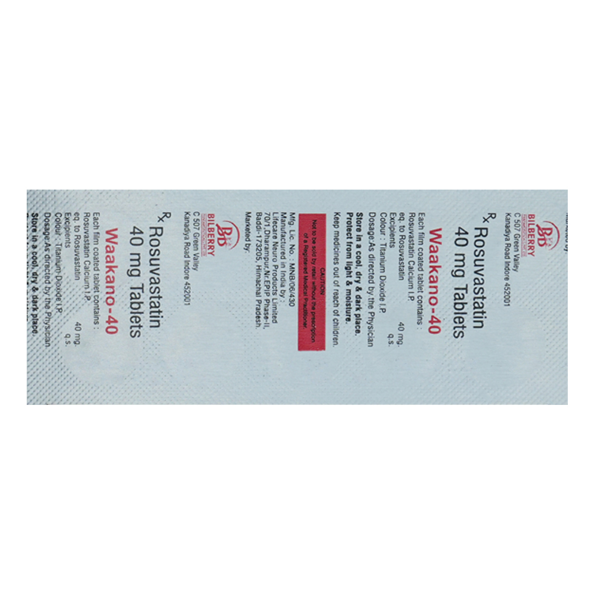 Waakano 40 Tablet 10's, Pack of 10 TabletS Waakano 40 Tablet 10's, Pack of 10 TabletS