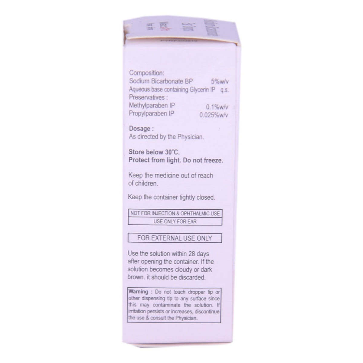 Waxsoft Ear Drop 10 ml, Pack of 1 EAR DROPS Waxsoft Ear Drop 10 ml, Pack of 1 EAR DROPS