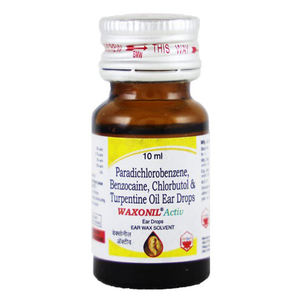 Waxonil Activ Ear Drops 10 ml, Pack of 1 Ear Drops Waxonil Activ Ear Drops 10 ml, Pack of 1 Ear Drops