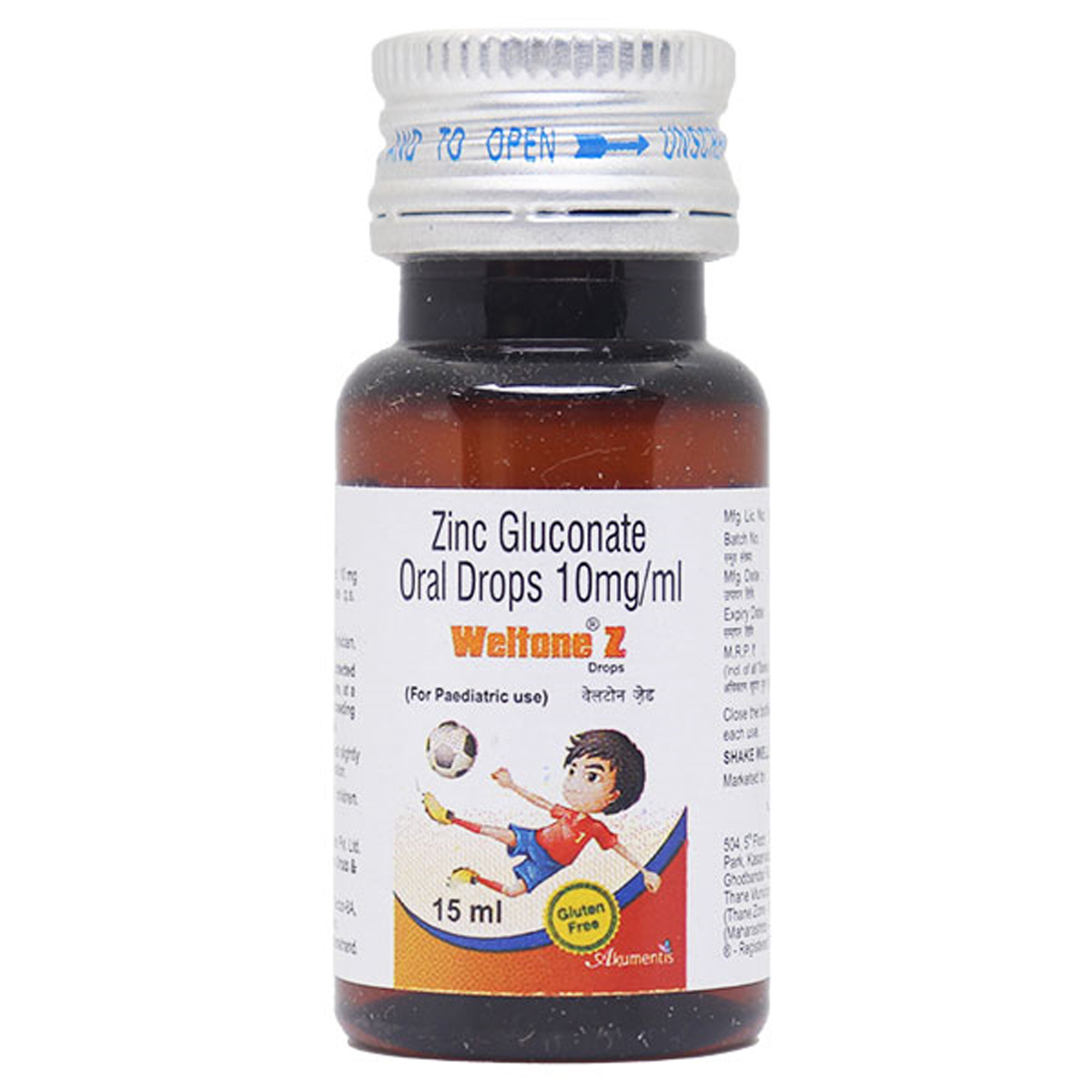 Weltone Z Drops 15 ml, Pack of 1 DROPS Weltone Z Drops 15 ml, Pack of 1 DROPS