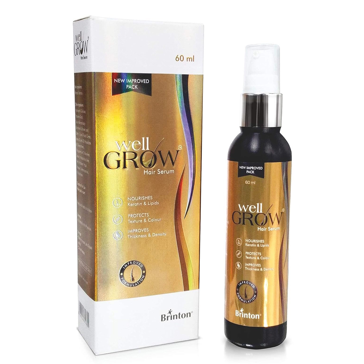 Well Grow New Hair Serum 60 ml, Pack of 1 Well Grow New Hair Serum 60 ml, Pack of 1