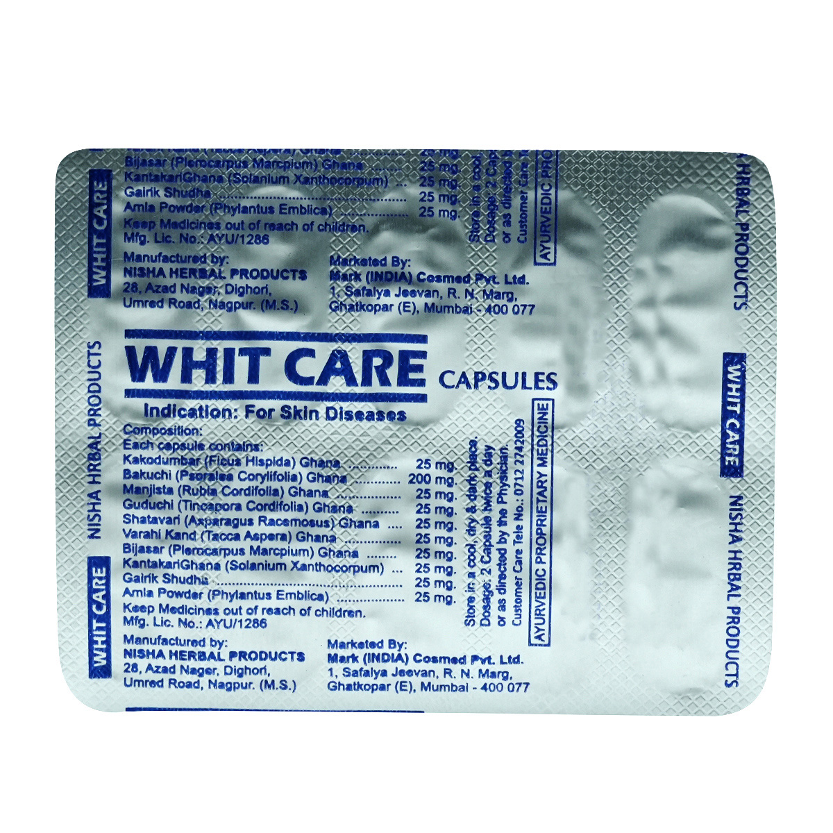 Whitcare, 10 Capsules, Pack of 10 Whitcare, 10 Capsules, Pack of 10