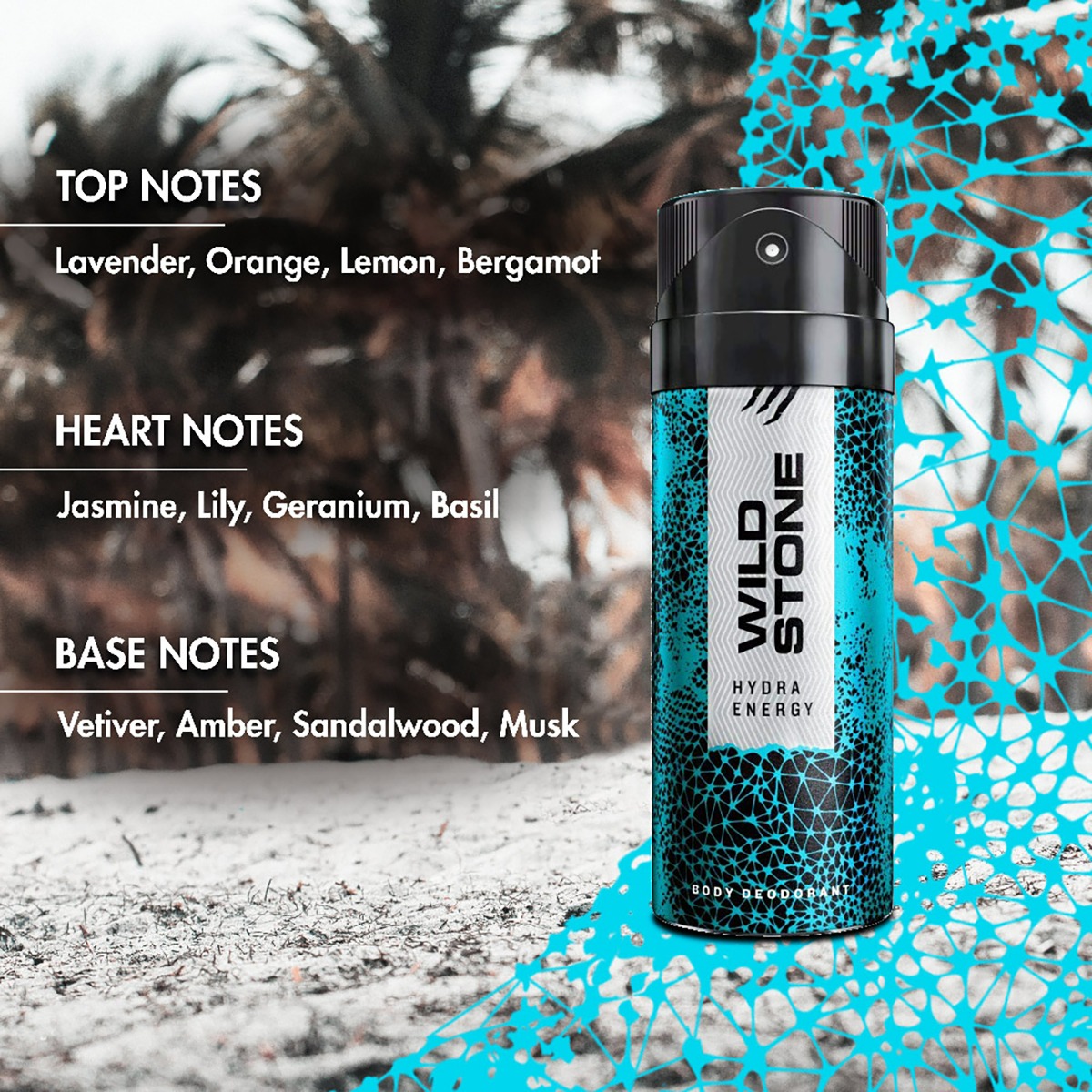 Wild Stone Hydra Energy Deodorant, 150 ml, Pack of 1 Wild Stone Hydra Energy Deodorant, 150 ml, Pack of 1