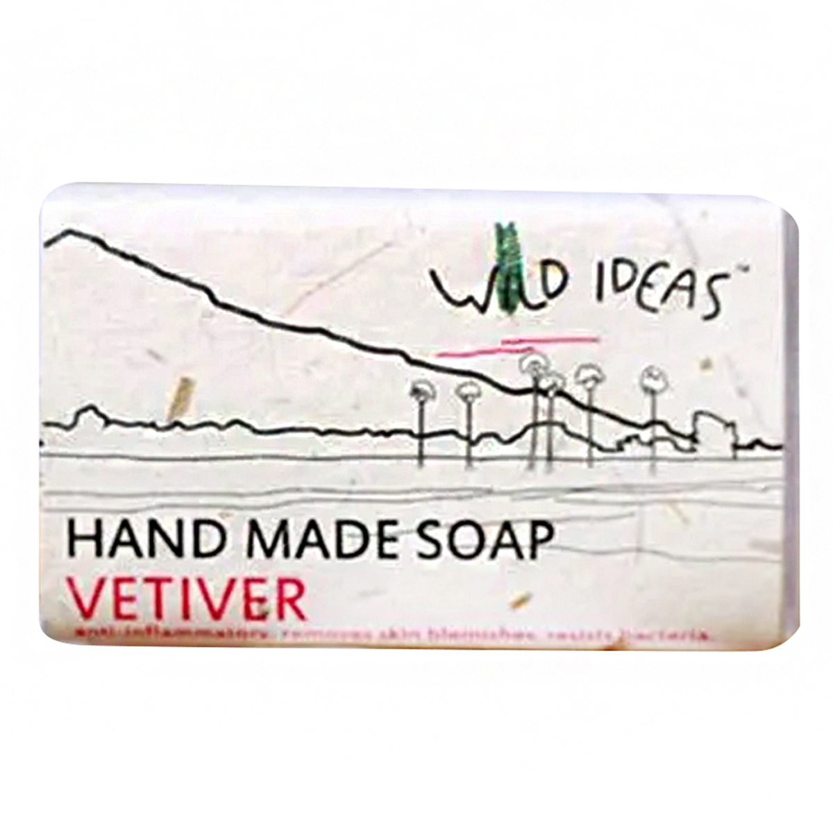 Wild Ideas Vetiver Hand Made Soap 100 gm | Removes Blemishes | Resists Bacteria, Pack of 1 Wild Ideas Vetiver Hand Made Soap 100 gm | Removes Blemishes | Resists Bacteria, Pack of 1