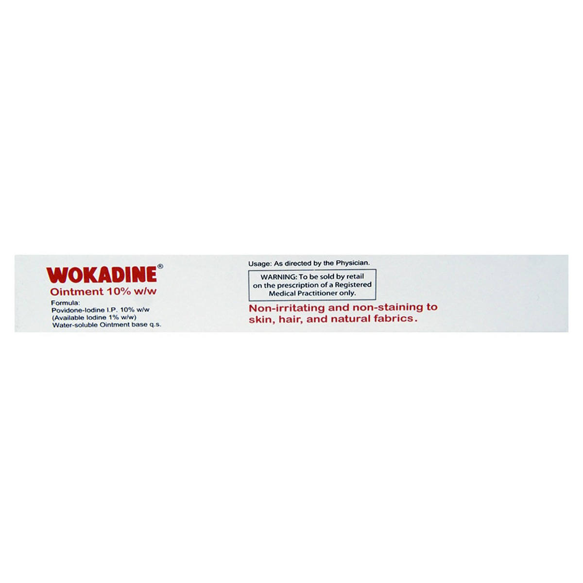 Wokadine 10% Ointment 15 gm, Pack of 1 OINTMENT Wokadine 10% Ointment 15 gm, Pack of 1 OINTMENT
