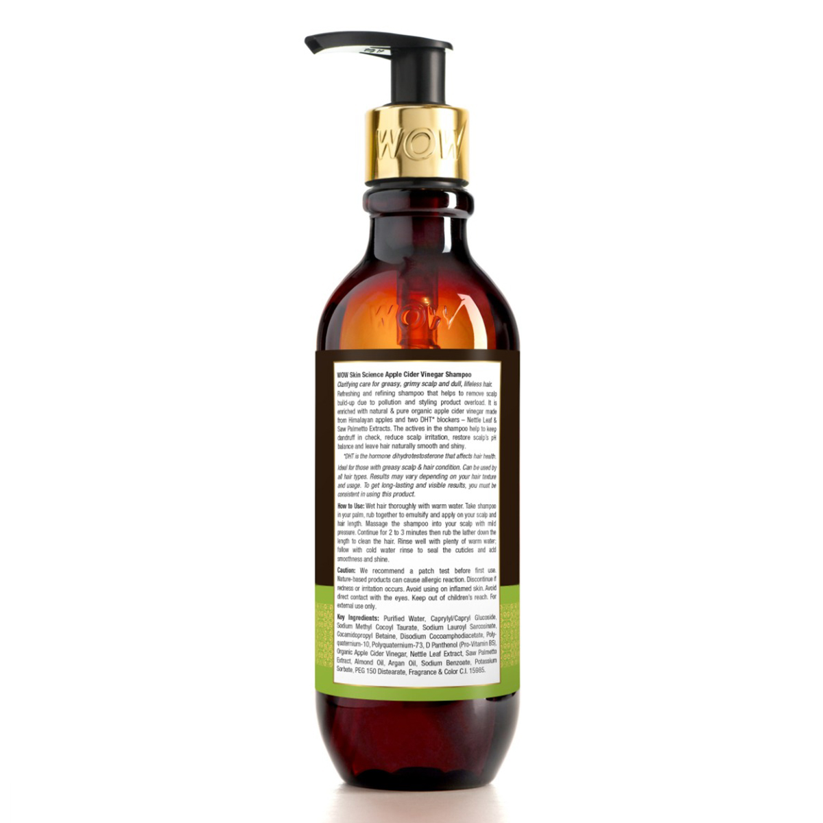 Wow Skin Science Apple Cider Vinegar Shampoo, 250 ml, Pack of 1 Wow Skin Science Apple Cider Vinegar Shampoo, 250 ml, Pack of 1