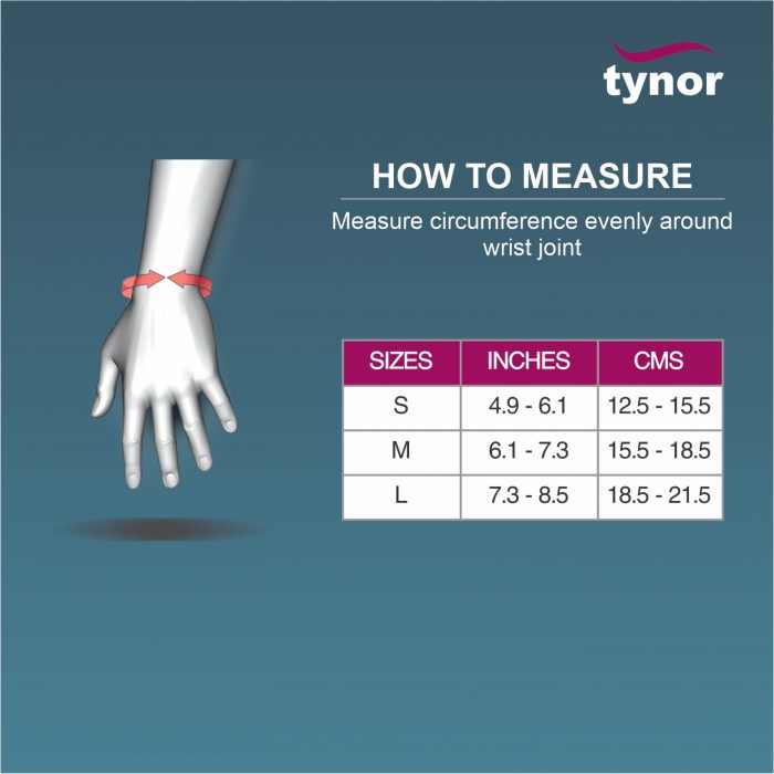 Tynor Wrist Brace for Right/Left Wrists Medium, 1 Count, Pack of 1 Tynor Wrist Brace for Right/Left Wrists Medium, 1 Count, Pack of 1