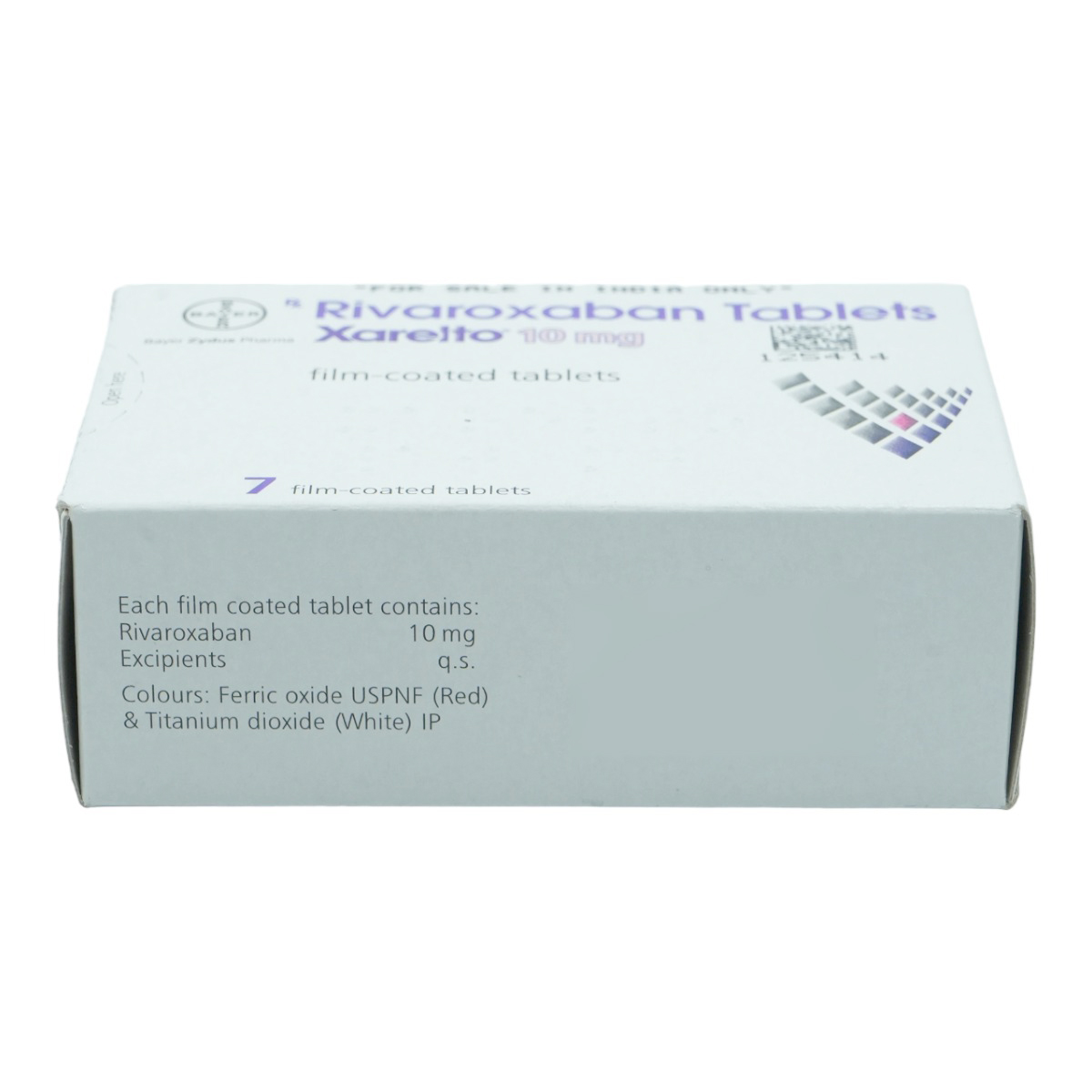 Xarelto 10 mg Tablet 7's, Pack of 1 TABLET Xarelto 10 mg Tablet 7's, Pack of 1 TABLET