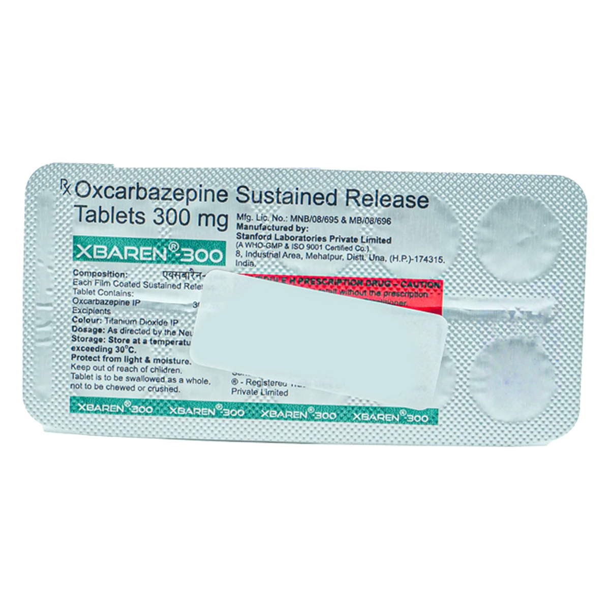 Xbaren-300 Tablet 10's, Pack of 10 TabletS Xbaren-300 Tablet 10's, Pack of 10 TabletS