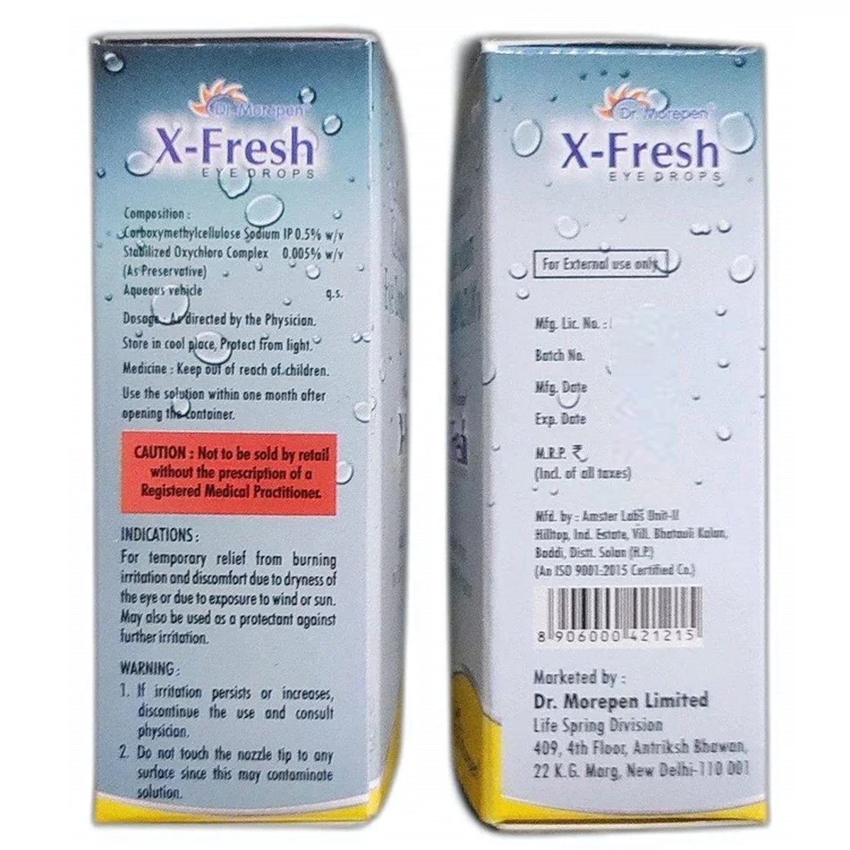 X-Fresh 0.5% Eye Drop 10 ml, Pack of 1 EYE DROPS X-Fresh 0.5% Eye Drop 10 ml, Pack of 1 EYE DROPS