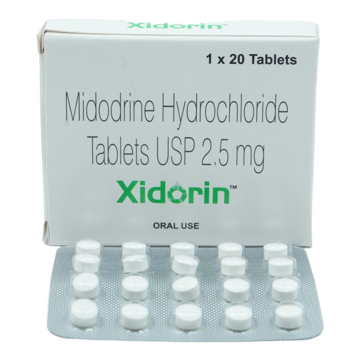 XIDORIN 2.5MG TAB, 20'S, Pack of 20 TabletS XIDORIN 2.5MG TAB, 20'S, Pack of 20 TabletS