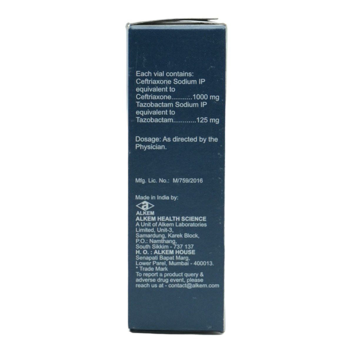 Xone XP 1.125 gm Injection 5 ml, Pack of 1 INJECTION Xone XP 1.125 gm Injection 5 ml, Pack of 1 INJECTION