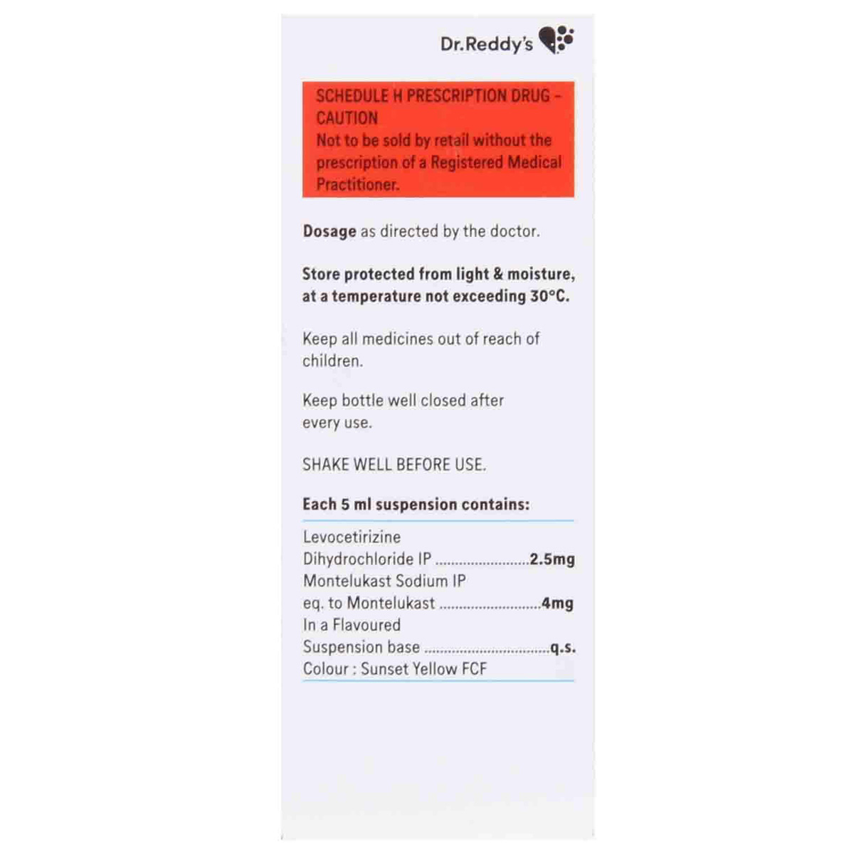 Xyzal M Suspension 60 ml, Pack of 1 Suspension Xyzal M Suspension 60 ml, Pack of 1 Suspension