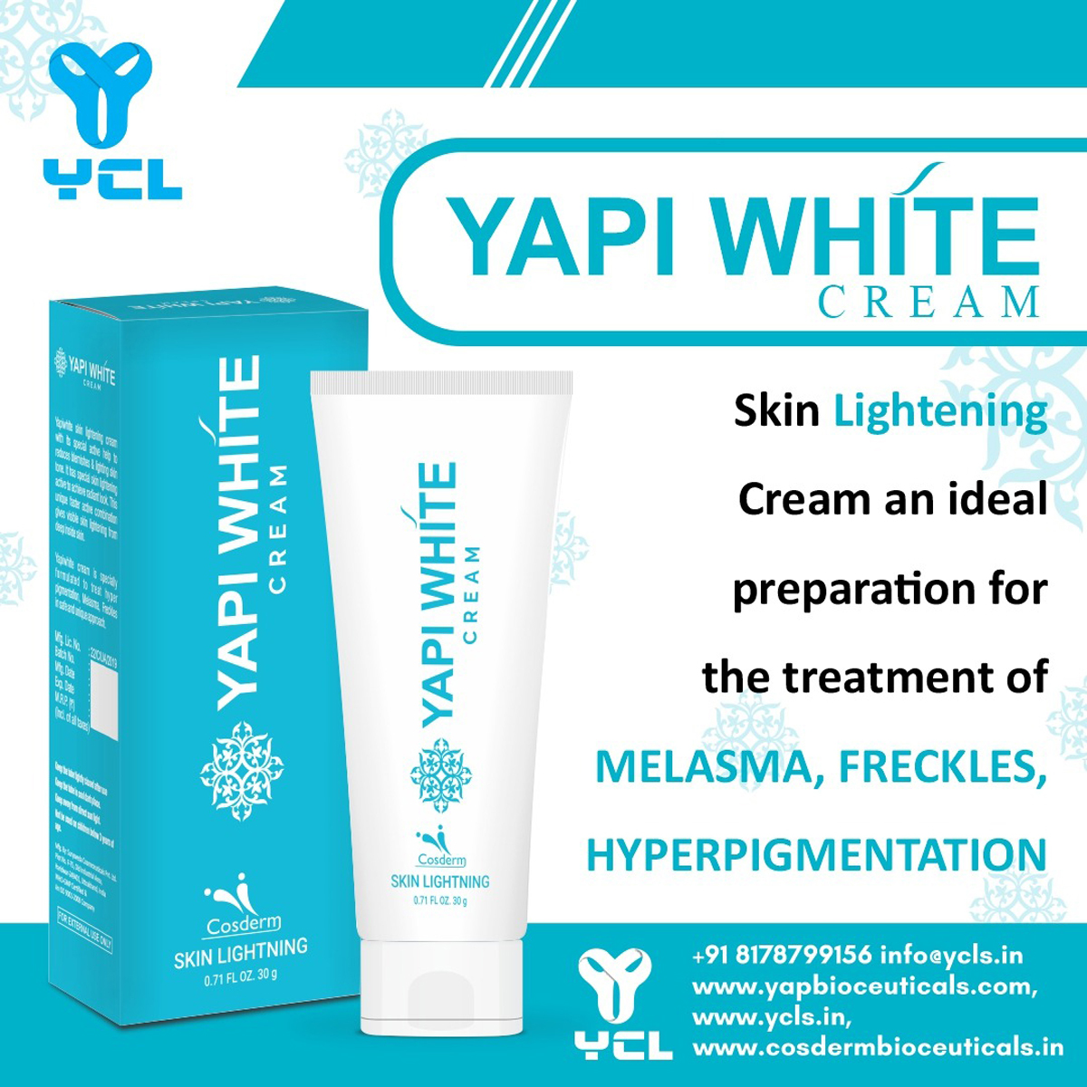 Yapiwhite Skin Lightening Cream 30 gm, Pack of 1 Yapiwhite Skin Lightening Cream 30 gm, Pack of 1