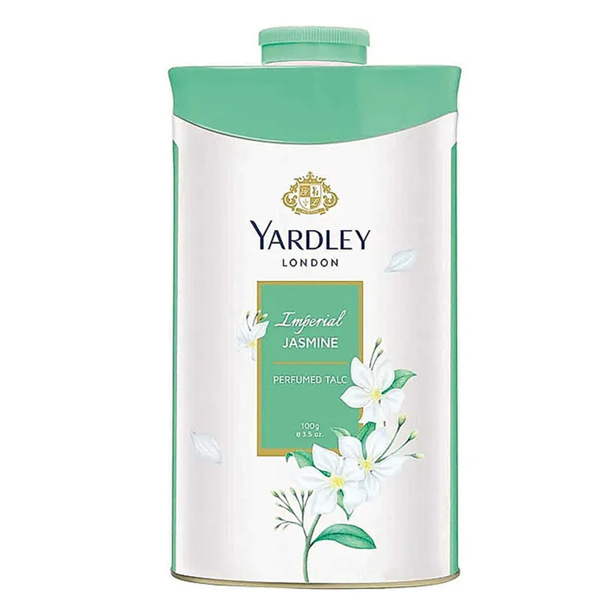 Yardley London Imperial Jasmine Perfumed Talc 100 gm | All Day Freshness | With Intense Scent Of Jasmine, Pack of 1 Yardley London Imperial Jasmine Perfumed Talc 100 gm | All Day Freshness | With Intense Scent Of Jasmine, Pack of 1
