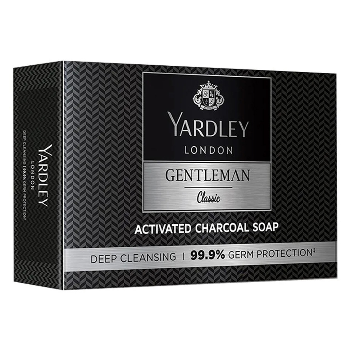 Yardley London Gentleman Classic Activated Charcoal Soap 100 gm | Activated Charcoal | Deep Cleansing | 99.9% Germ protection, Pack of 1 Yardley London Gentleman Classic Activated Charcoal Soap 100 gm | Activated Charcoal | Deep Cleansing | 99.9% Germ protection, Pack of 1