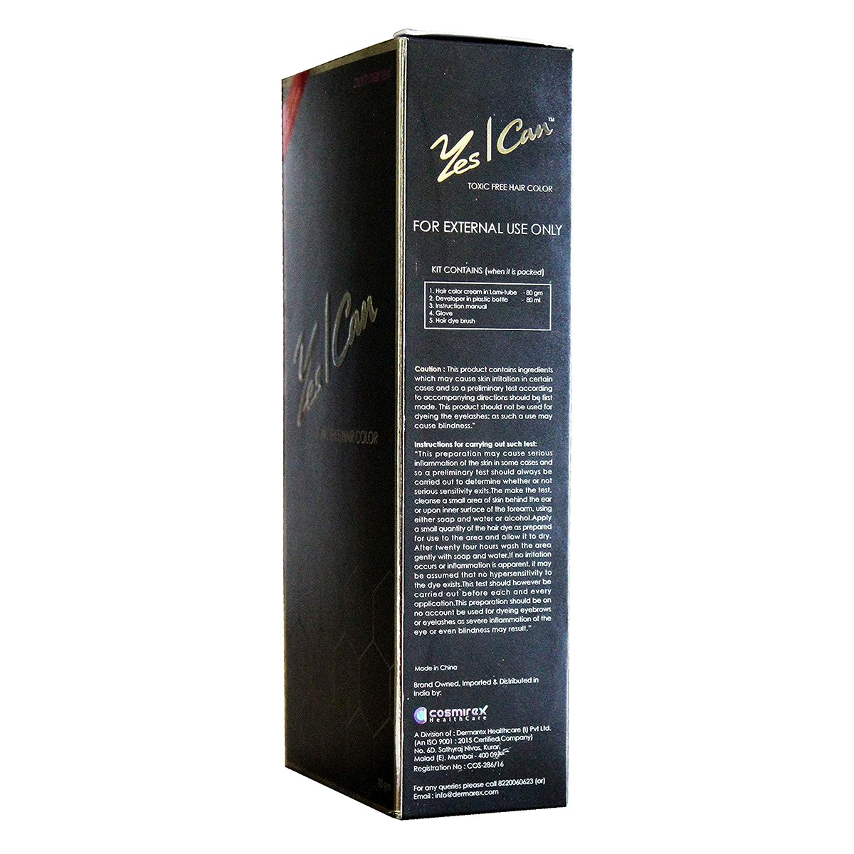 Yes I Can-Hair Color 80 gm, Pack of 1 Yes I Can-Hair Color 80 gm, Pack of 1