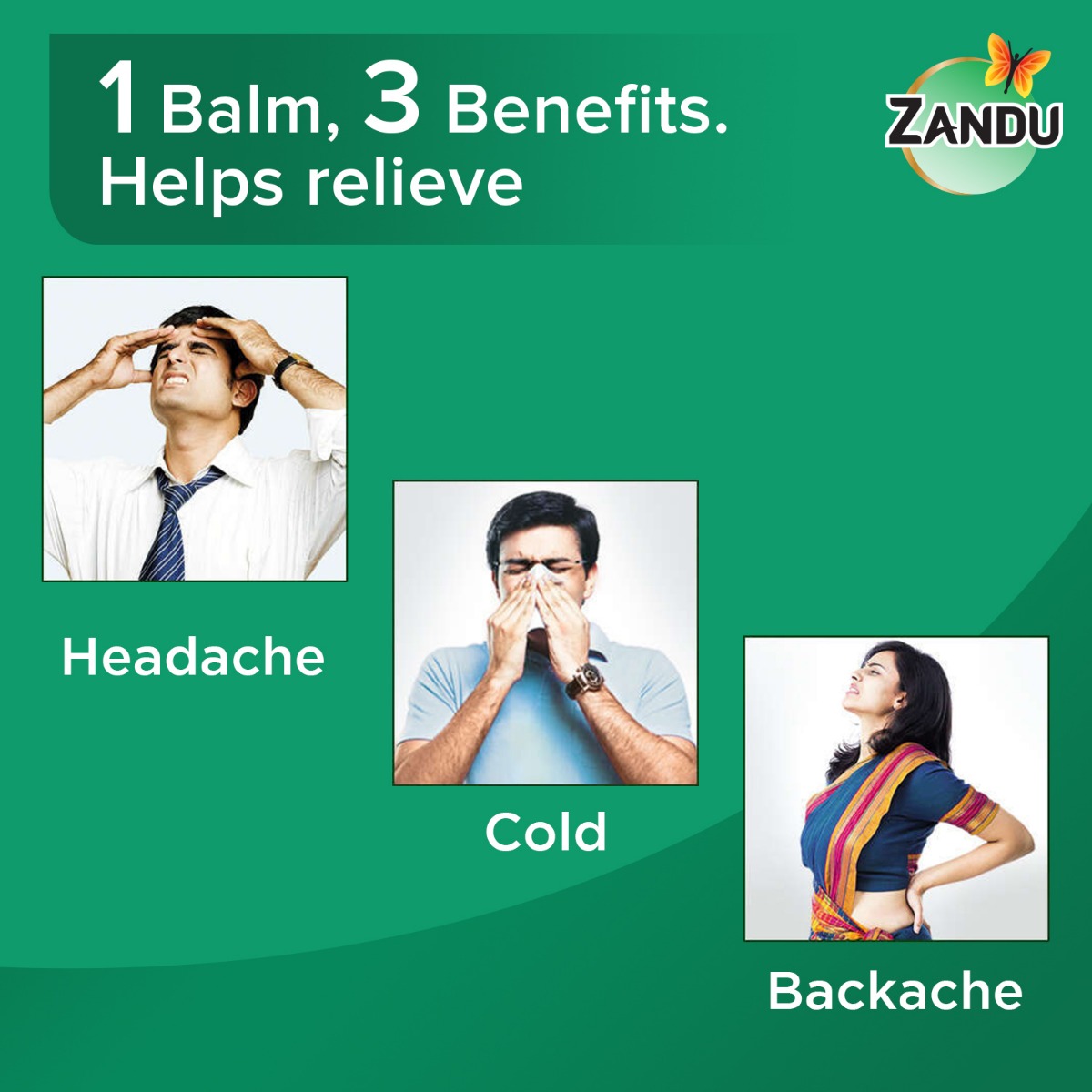 Zandu Balm, 8 ml, Pack of 1