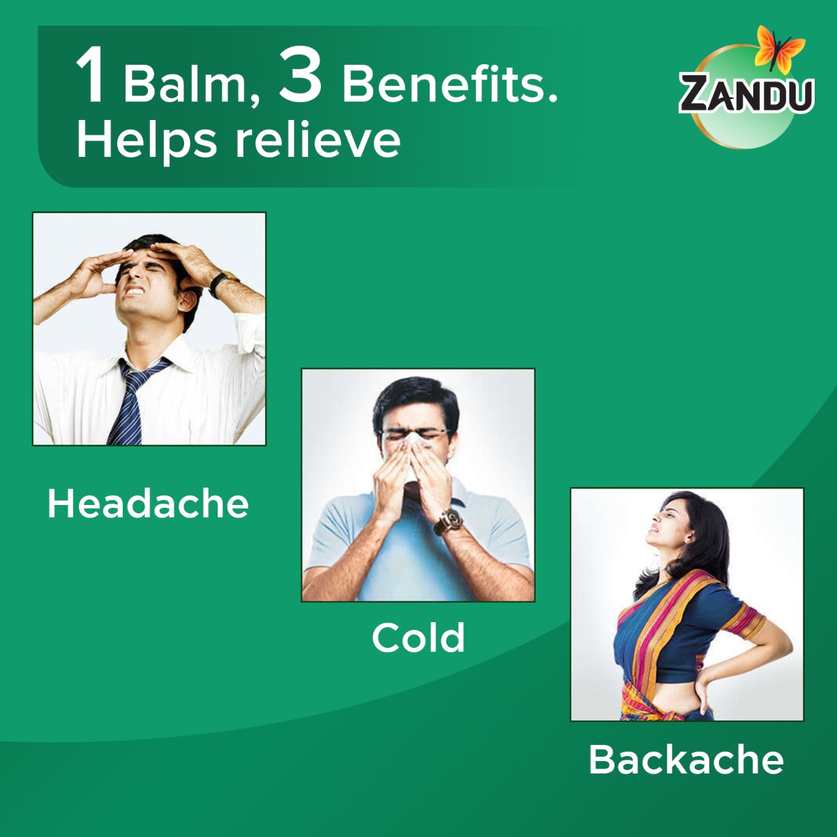Zandu Balm, 25 ml, Pack of 1 Zandu Balm, 25 ml, Pack of 1