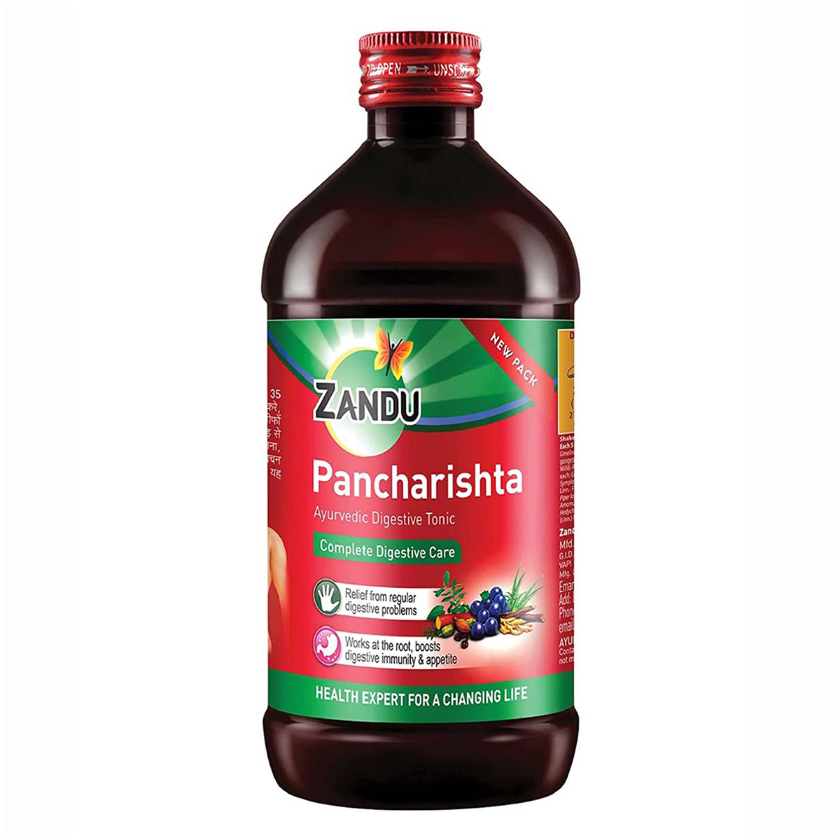 Zandu Pancharistha Ayurvedic Digestive Tonic, 450 ml, Pack of 1 Zandu Pancharistha Ayurvedic Digestive Tonic, 450 ml, Pack of 1