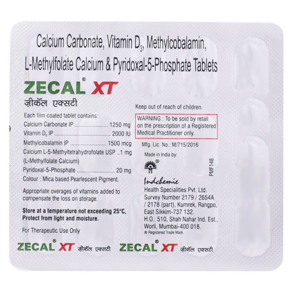 Zecal XT Tablet 15's, Pack of 15 Zecal XT Tablet 15's, Pack of 15