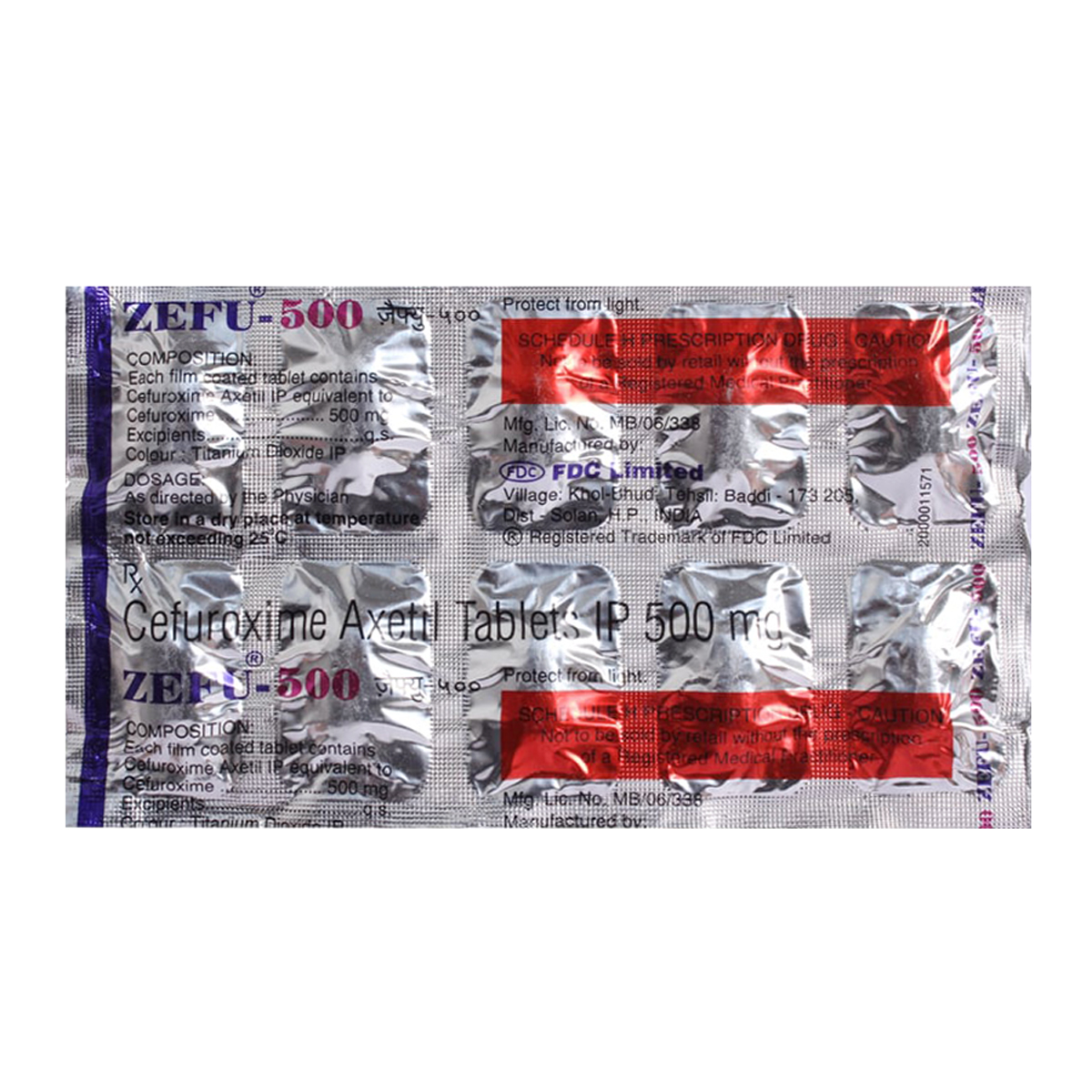 Zefu-500 Tablet 10's, Pack of 10 TabletS Zefu-500 Tablet 10's, Pack of 10 TabletS