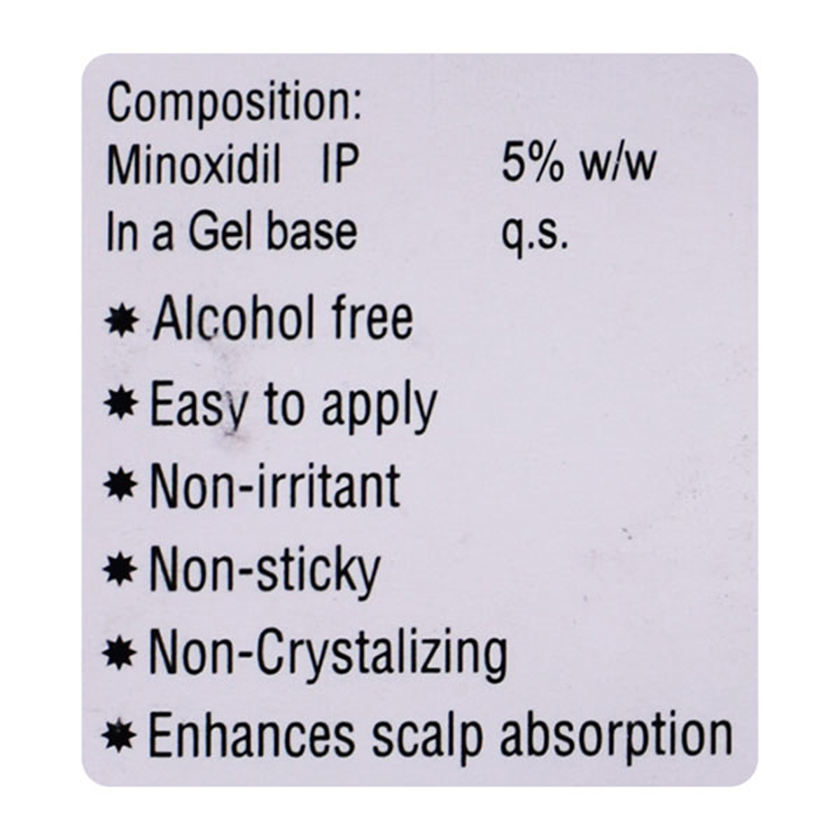 Zenoxidil 5% Gel 60 gm, Pack of 1 GEL Zenoxidil 5% Gel 60 gm, Pack of 1 GEL