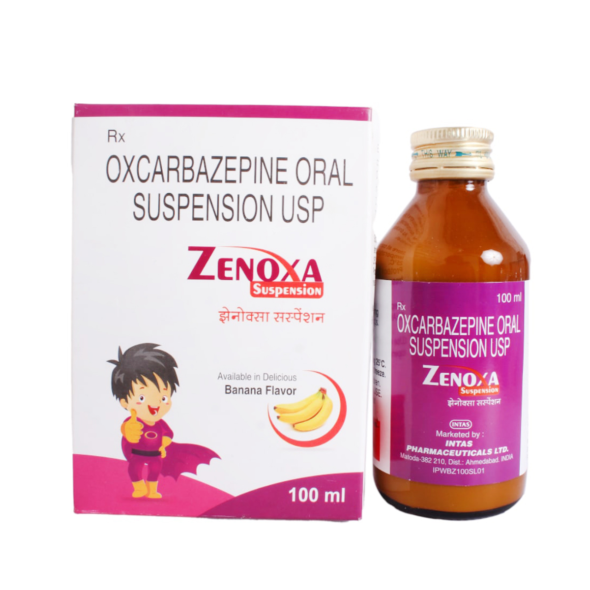 Zenoxa 300 mg Banana Oral Suspension 100 ml, Pack of 1 Suspension Zenoxa 300 mg Banana Oral Suspension 100 ml, Pack of 1 Suspension
