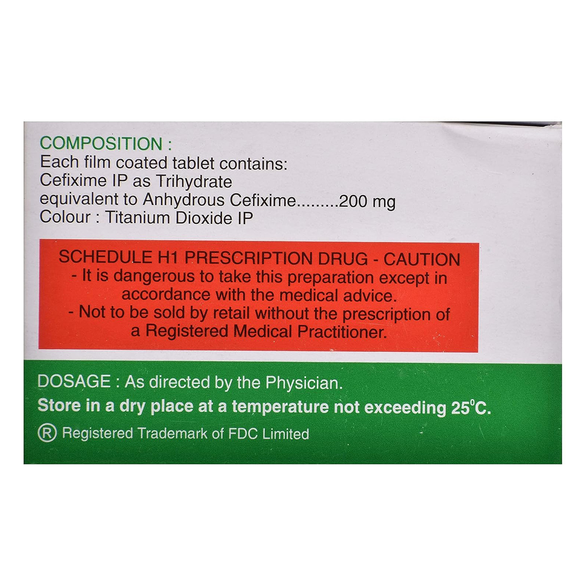 Zifi 200 Tablet 10's, Pack of 10 TABLETS Zifi 200 Tablet 10's, Pack of 10 TABLETS