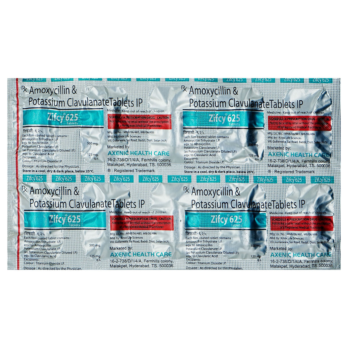 Zifcy 625 mg Tablet 10's, Pack of 10 TabletS Zifcy 625 mg Tablet 10's, Pack of 10 TabletS