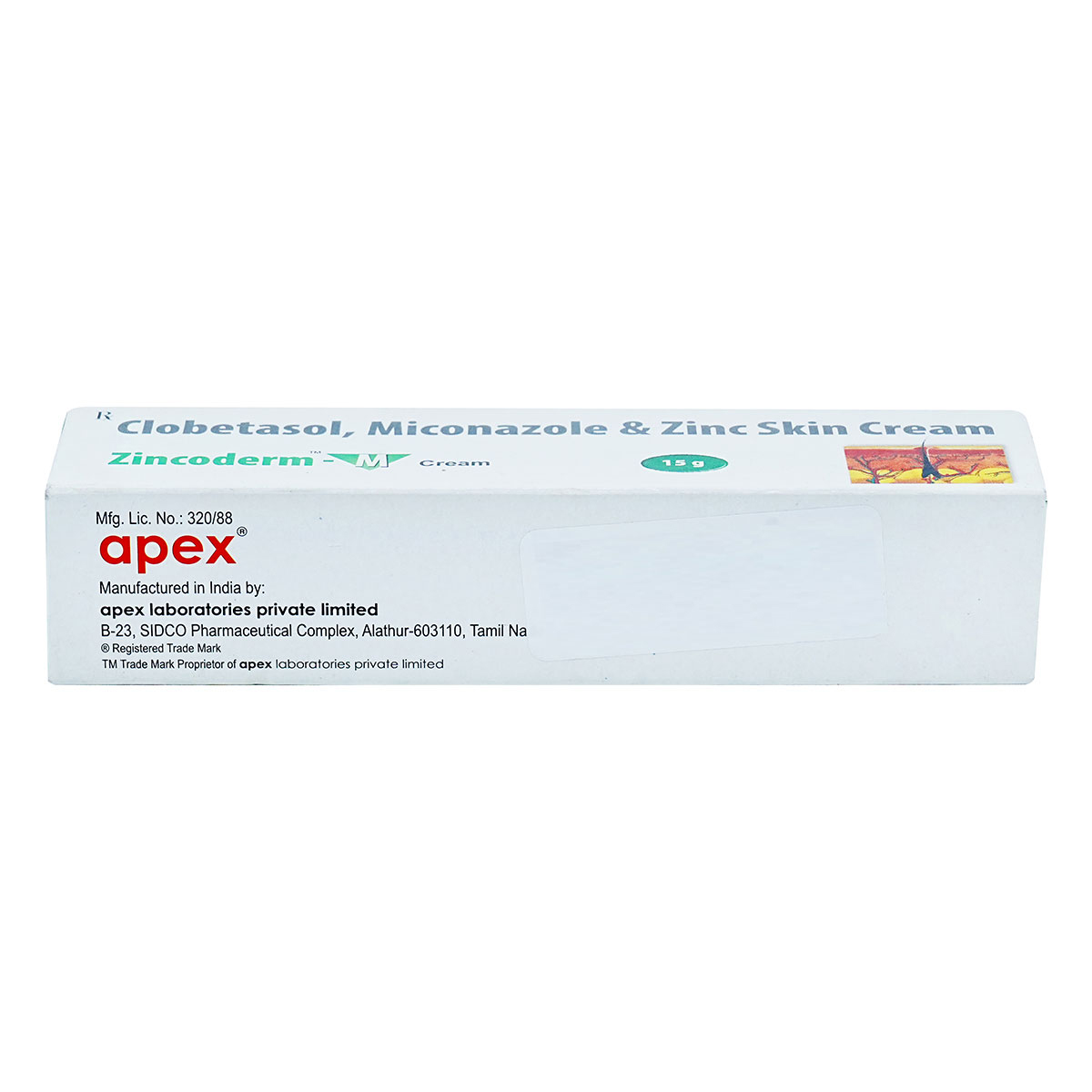 ZINCODERM M CREAM 15GM, Pack of 1 OINTMENT ZINCODERM M CREAM 15GM, Pack of 1 OINTMENT