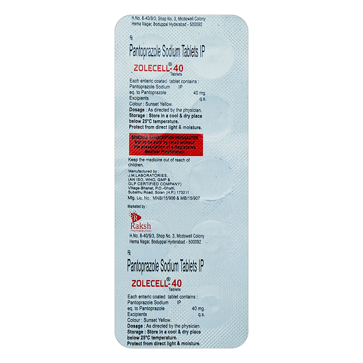 Zolecell-40 Tablet 10's, Pack of 10 TabletS Zolecell-40 Tablet 10's, Pack of 10 TabletS