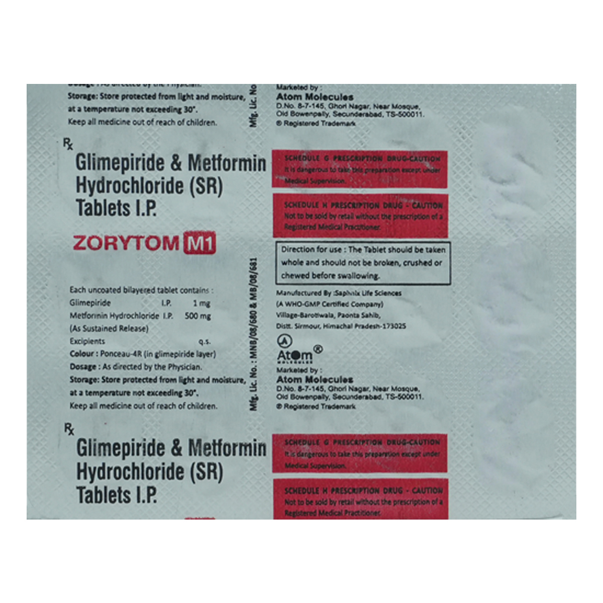 Zorytom M1 Tablet 15's, Pack of 15 TabletS Zorytom M1 Tablet 15's, Pack of 15 TabletS