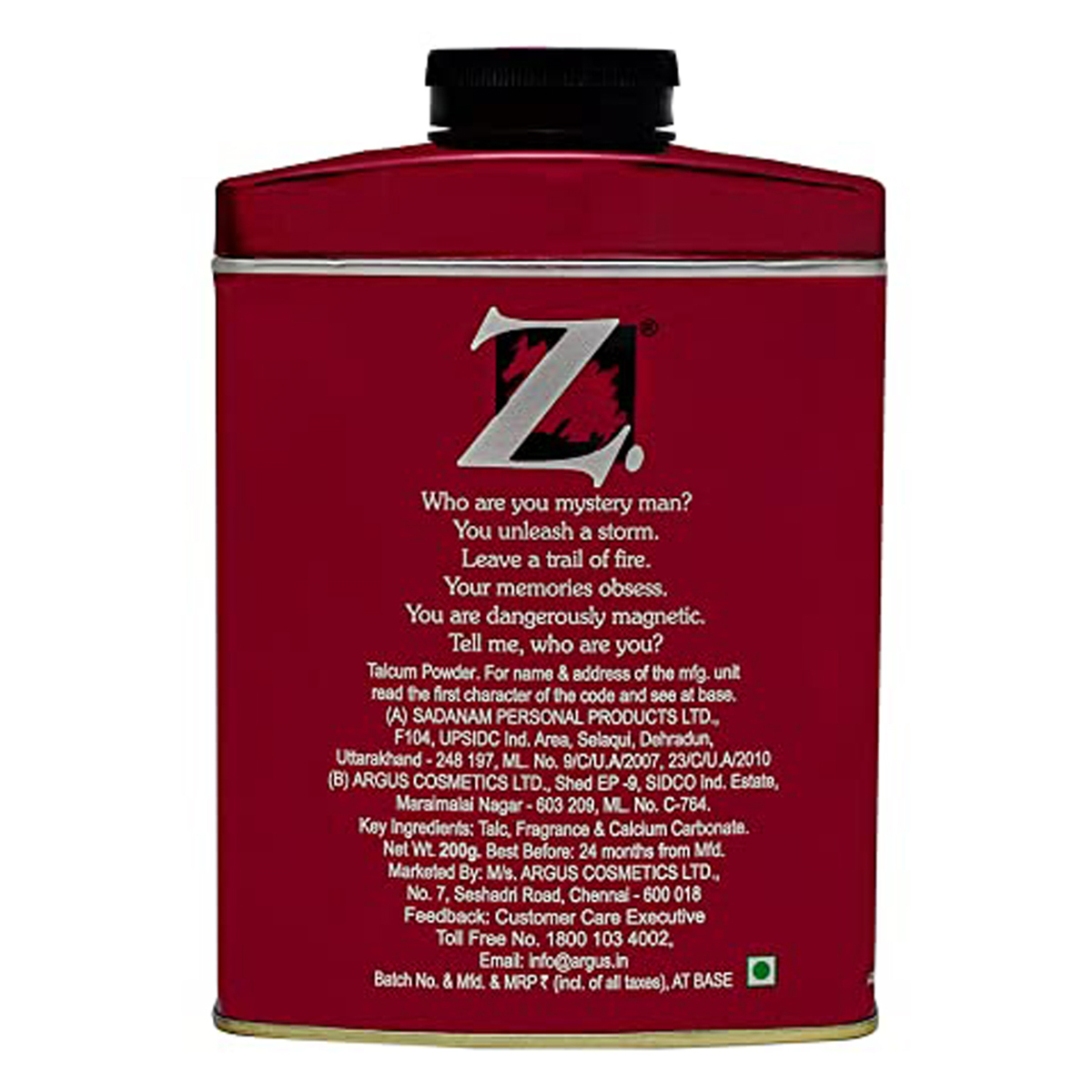 Z Magnetism Talcum Powder 100 gm| For Men, Pack of 1 Z Magnetism Talcum Powder 100 gm| For Men, Pack of 1