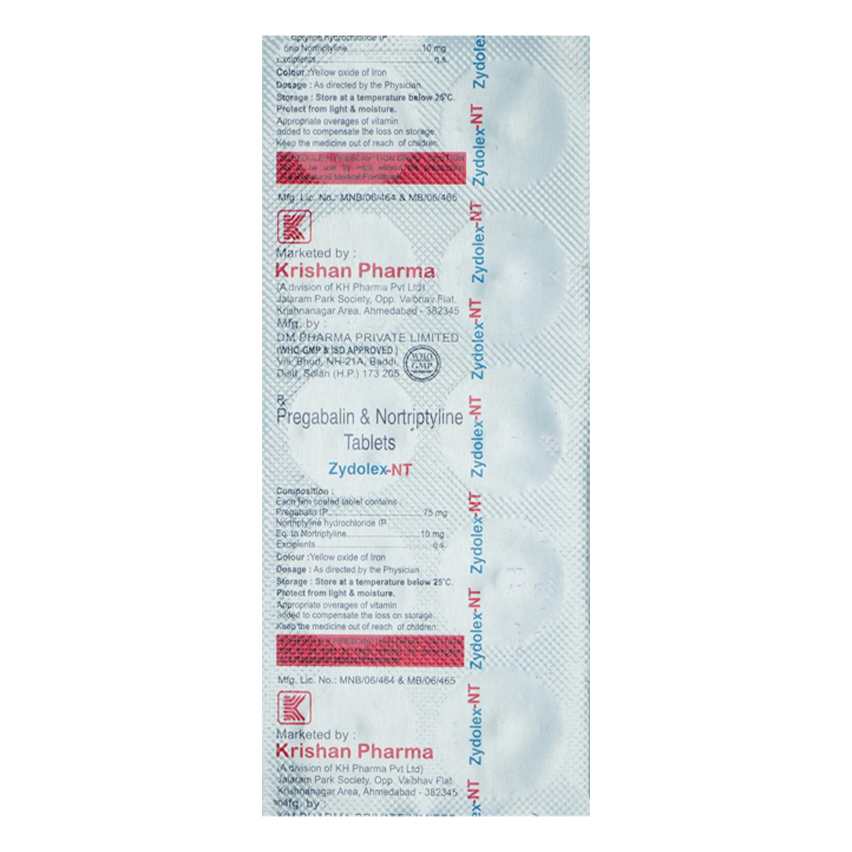 Zydolex-NT Tablet 10's, Pack of 10 Zydolex-NT Tablet 10's, Pack of 10