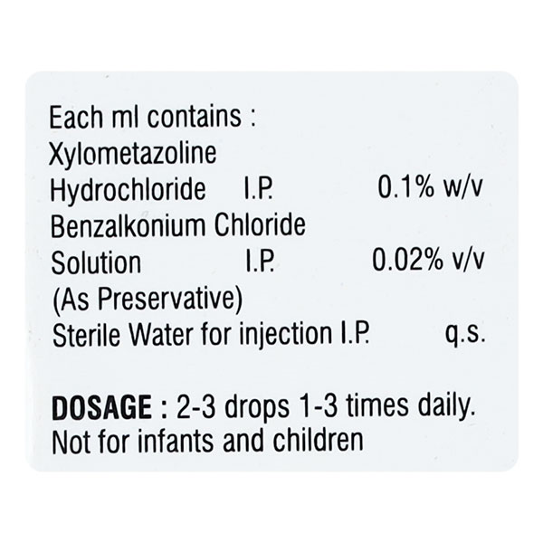 Zylo Nasal Drops 10 ml, Pack of 1 Nasal Drops Zylo Nasal Drops 10 ml, Pack of 1 Nasal Drops