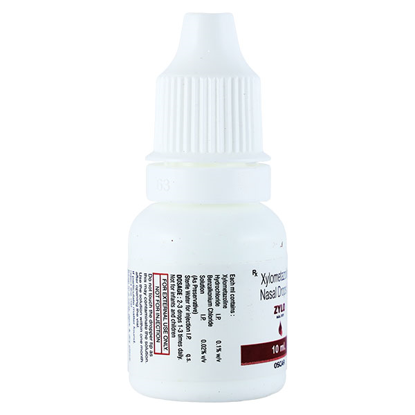 Zylo Nasal Drops 10 ml, Pack of 1 Nasal Drops Zylo Nasal Drops 10 ml, Pack of 1 Nasal Drops